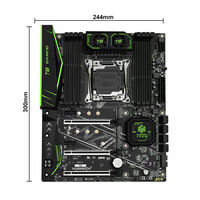 Placa Base HUANANZHI X99 T8 DDR3 LGA 2011-3 ATX para PC, Compatible con CPU Xeon E5-2629 v3, E5-2649 v3, E5-2669 v3