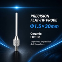 Sonde à pointe plate en céramique SD1.5X30mm, filetage M2.5, stylet de mesure de précision pour indicateur à cadran, pièce de rechange pour micromètre