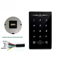 Scanner de codes à barres 2D 125Khz ID EM RFID Lecteur de codes QR avec Wiegand RS232/485 UART pour système de contrôleur d'accès de porte TCP/IP