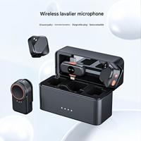 1-zu-2 Kabelgebundenes Desktop-Lavaliermikrofon mit RGB-Beleuchtung und KI-Geräuschunterdrückung, entwickelt für Live-Streaming und Aufnahmen
