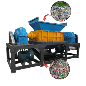 High-Capacity Industrial Plastic pp Pe Pet Block Shredder/foam and Fabric Shredder/twin Shaft Shredder - Product Image 1