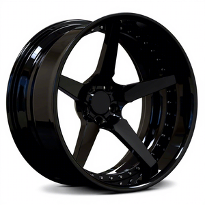 Jantes Forgex sur mesure forgées en deux parties, 18, 19, 20, 21, 22 pouces, jantes profondes à <span class=keywords><strong>5</strong></span> branches, compatibles Corvette C8, BMW M3, M4, Mercedes, Porsche 911 - Product Image 2