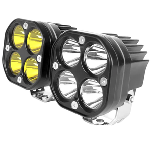 ไฟส่องสว่างสำหรับงานกลางแจ้ง Tengyue ขนาด 3 นิ้ว สี่เหลี่ยม 40W 24V สีเหลืองอำพัน พร้อมไฟพ็อดสำหรับรถออฟโรด 4x4 ATV มีสินค้าในสต็อก รับประกัน 1 ปี - Product Image 1