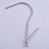 Lame de tondeuse à gazon avec crochets simples ou doubles, crochet de préhension sans pointe pour le désherbage et la récolte des noix d'areca, coupe à dents arrière
