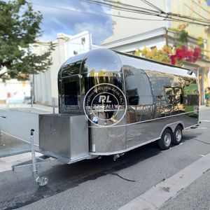 Camión de comida para barbacoa OEM con carros de comida de catering móvil de cocina completa y remolque de comida OEM - Product Image 2