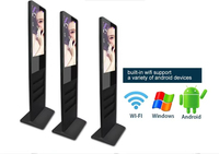 Exhibidor Digital de Folletos y Revistas con Pantalla Táctil LCD de 27 Pulgadas, Full HD, con Sistema Operativo Android/Windows, para Interiores, con Base