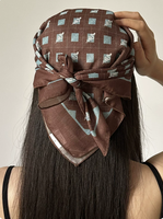 Op maat bedrukte katoenen bandana, ademend, absorberend, hoofdband, zakdoek, polsband, voor buiten sporten, reizen, fietsen, met aangepast logo