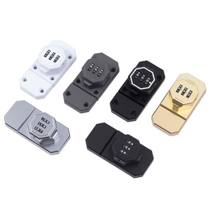 Furniture <b>Lock</b> Pin Combination <b>Lock</b> Zinc Alloy Keyless Easy Installation Modern Minimalist Drawer Door <b>Cabinet</b> Latch - Product Image 3