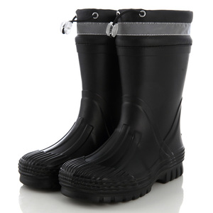 Bottes de pluie personnalisées OEM, bottes en <span class=keywords><strong>caoutchouc</strong></span> classiques pour enfants, chaussures d'eau antidérapantes imperméables pour garçons - Product Image 5