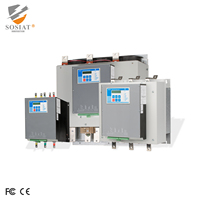 Démarreur progressif SHR2DN pour pompe submersible et ventilateur à tambour, application à fréquence de résonance, fonction de double réglage, 75KW 100HP