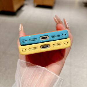 เคสโทรศัพท์เลนส์กล้องนีออนสีสันสดใสสำหรับ iPhone 17 16 15 14 Pro Max ลายรุ้ง Dopa Mine ไล่เฉดสีแบบไล่ระดับ ฤดูร้อน ฝาหลังกระจก IMD - Product Image 6