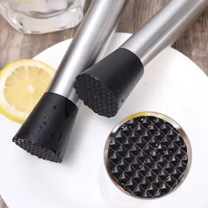 Stainless Steel Crushed Ice Hammer Multifunctional Popsicle Sticks Cocktail Swizzle Stick Fruit Lemon Muddle Pestle <b>Bar</b> <b>Tools</b> - Product Image 3