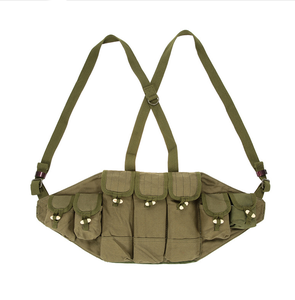 DFTV302  OD Green Hunting Combat Magazine Ammo Pouches Tactical Chest Rig Vest - Product Image 1