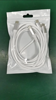 Kabel Data Pengisian Cepat 20W 60W 100W Putih Klasik TPE Tahan Lama Berkualitas Tinggi Usb Tipe c ke Tipe c untuk Pengisian Daya dan Transfer Data Ponsel