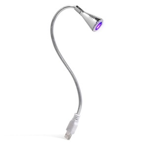 Lampe à LED UV à clipser, mini lampe de bureau USB portable, lumière de séchage pour vernis gel, outil de manucure pour salon et voyage - Product Image 4
