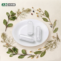 ANXINE Capsules végétales véganes HPMC vides transparentes blanches Taille 00 0 1 2 3 4 Coque de capsule