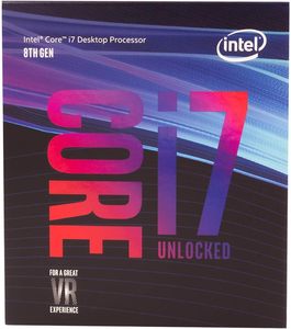 Processeur de bureau Core i7-8700K, 6 cœurs, 3,7 GHz, débloqué, LGA1151, série 300, 95 W, 12 Mo, prise en charge 64 bits, nouveau, en vrac, socket LGA1151 P - Product Image 3