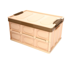 Cajas de almacenamiento de plástico cuadradas modernas de <span class=keywords><strong>28</strong></span> <span class=keywords><strong>litros</strong></span>, tapas plegables de PP para ropa, juguetes, frutas, verduras, almacenamiento de alimentos - Product Image 4