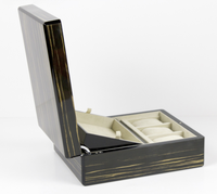 Logo Premium personnalisé en marbre texure brillant laqué thé parfum cave à cigares boîte en bois cadeau