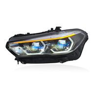 Accessoires de voiture améliorés, systèmes d'éclairage automobile, phares LED à lentille de projecteur dynamique haute configuration pour BMW X5 G05 G18 2019-2023