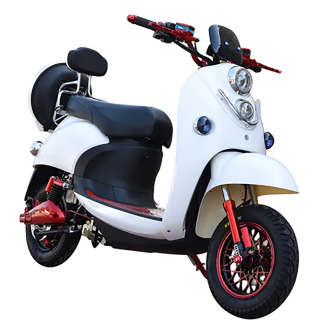 China Moderne Wuxi Beste Motor Speed Cruiser Elektrische Motor Sidecar Scooter Wit Volwassen