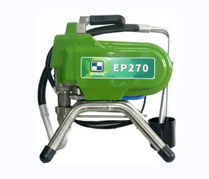 hvban ep270 2.7L带陶瓷泵的便携式喷漆机是一种理想的住宅无气喷涂机