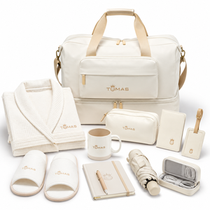 Custom Hospitality Giveaway Pack With Mug Journal Travel Pouch And Card For Guest Marketing Programs - Product Image 1