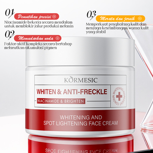 KORMESIC – Coffret de Soins Éclaircissants et Anti-Taches Certifié Bpom OEM à la Niacinamide : Crème, Sérum, Essence Hydratante et Illuminatrice - Product Image 4