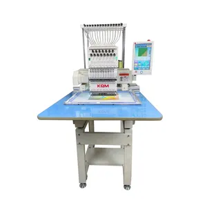 Коммерческая вышивальная машина с 1 головкой, швейная машина с одной головкой, футболка, вышивальная машина с компьютером
