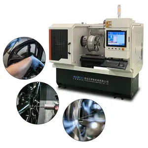 Bán Hot Mag Rim Sửa Chữa Bánh Xe Hợp Kim Ba Lan Kim Cương Cắt Bánh Xe Sửa Chữa Cnc Wheel Lathe Máy Nhà Cung Cấp AWR28HPC