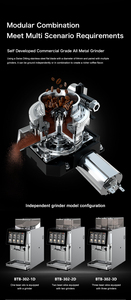 Cafetera Automática BTB One Touch con Tres Calderas, Bomba de Leche en Polvo para Espumar y Dos Tanques para Granos de Café - Product Image 3