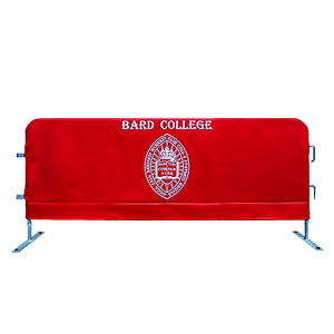 Couverture de barrière en tissu vente directe d'usine impression personnalisée Double face image personnalisée populaire parfaite pour la bannière de contrôle des foules - Product Image 4