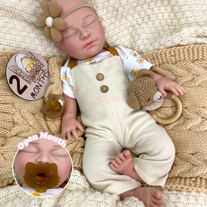 Muñeca Bebé Reborn de Silicona de 22 Pulgadas, Linda y Adorable, con Mejillas Regordetas y Cuerpo Suave al Tacto, para Coleccionistas de Arte y Regalos - Product Image 1