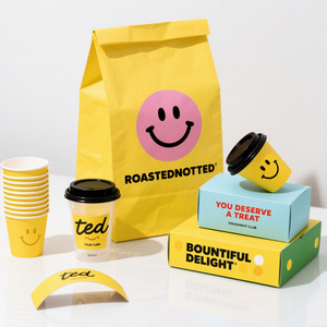 Tùy Chỉnh Nhanh Chóng Bao Bì Thực Phẩm Hộp Giấy Dùng Một Lần Burger Hộp Bao Bì Thực Phẩm Container Hộp Takeway Sinh Thái Thân Thiện Với Bánh Hamburger Hộp - Product Image 4