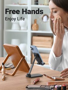 Soporte <span class=keywords><strong>de</strong></span> Teléfono UGREEN con Altura Ajustable y Múltiples Ángulos, Plegable, Manos Libres, Base para Celular, Compatible con Todos los Teléfonos - Product Image 3
