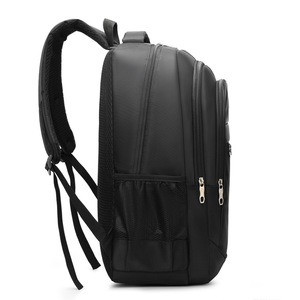 Men's <b>Backpack</b> <b>Large</b> Capacity 36-55L For Business Travel College Student Laptop Bag Solid Color With Interior Zipper Pocket - Product Image 2