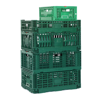 Paniers pliables et rétractables légers mais résistants en plastique pour l'entreposage et la présentation en magasin
