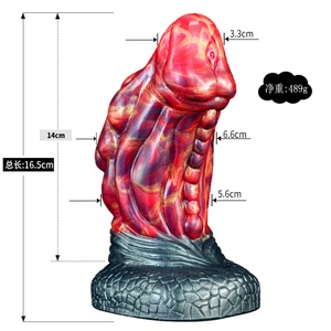 New Sex Toy 2021 NNSX Fire Dragon Color Monster <b>Dildo</b> Juguetes Eroticos Gorgeous Penis Animal Fantastic Dog <b>Dildo</b> - Product Image 3