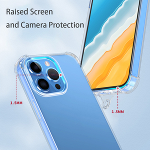 Luxury Clear Shockproof Phone Case For IPhone 15 Pro 14 16 Plus 13 12 11 Pro Max Transparent Soft TPU Back Cover With Lanyard