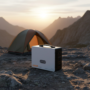 เครื่องกำเนิดไฟฟ้าพลังงานแสงอาทิตย์แบบพกพา 500W เป็นมิตรกับสิ่งแวดล้อม ความจุ 1004Wh รองรับแผงโซลาร์เซลล์ 300W MPPT ใช้แบตเตอรี่ LiFePO4 พร้อมช่องจ่ายไฟ AC 2 ช่อง เหมาะสำหรับการเดินทาง - Product Image 5