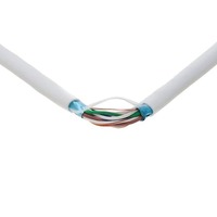 Kabel Patch Jaringan Cat5e RJ45 Male to Male 8P8C Tembaga UTP Gigabit 1Gbps PVC LSZH untuk Kabel Rak Server Pusat Data