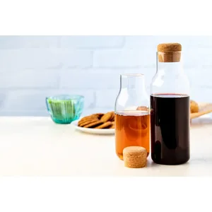 Caraffa in vetro da 1 litro personalizzabile per merchandising - Product Image 2