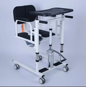 Silla de Transferencia Manual Hidráulica con Asiento de Inodoro Clase I para el Cuidado de Pacientes Paralizados, Silla de Ruedas Doméstica, China - Product Image 1