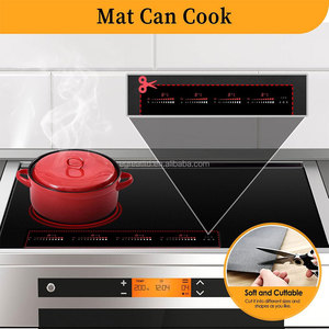 Easy-to-Clean Non-Stick Silicone <b>Protector</b> Mat for Induction Cooktop Protective Stove Cover for Induction Cooking Tools - Product Image 5