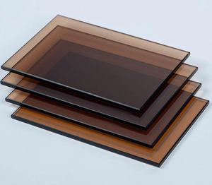 2MM-8MM vetro Float colorato in grigio scuro finestre solari per esterni applicazioni di edifici industriali - Product Image 4