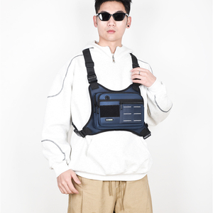 Sac de poitrine léger pour le cyclisme, grande capacité, sac de poitrine utilitaire d'extérieur avec velcro, fabricant - Product Image 6