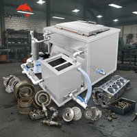 Skymen ODM Pulitore a Ultrasuoni Industriale 50L con Filtro 180G, Macchina per Pulizia DPF a Ultrasuoni per Blocchi Motore, Valvole e Iniettori