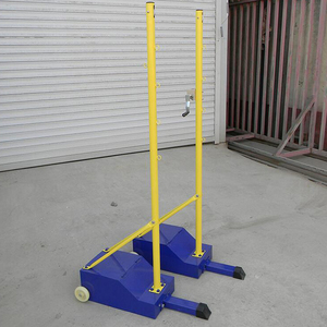 Thiết bị tập luyện cầu lông ngoài trời chất lượng tốt do nhà máy cung cấp, cột và lưới cầu lông di động có bánh xe - Product Image 1