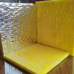 Panneau d'isolation en laine de verre Huamei, rectangle 0098, feuille d'aluminium, insonorisant, isolant thermique, ignifuge - Product Image 2