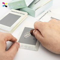 Jeu de cartes à gratter en gros, impression personnalisée de jeux de cartes à gratter en promotion